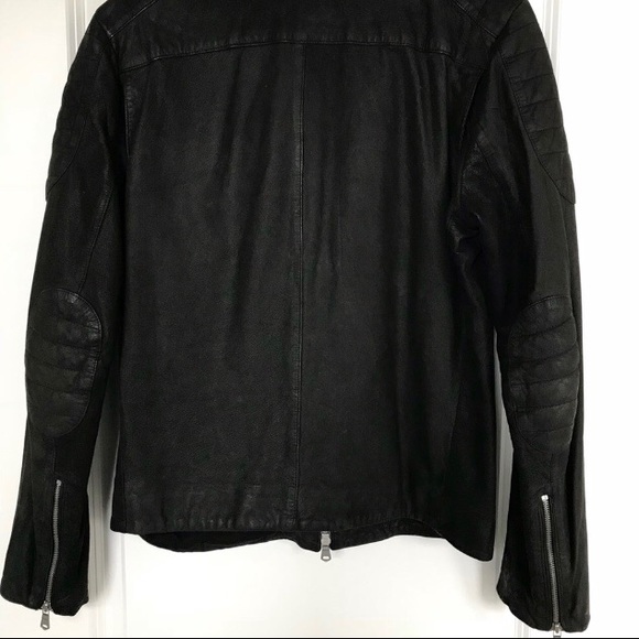 NWT Vince. Beautiful black leather Moto style jacket! - Picture 4 of 7
